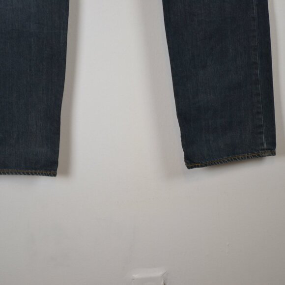 Levis 501 Denim Jeans Mens 40/32 Button Fly Big Mans 5 Pocket Straight Leg Pants - Picture 2 of 9